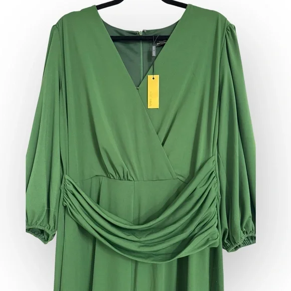 ALEXIA ADMOR NWT $255 Retail Kara Jumpsuit, Size XL, Army Green - Picture 7 of 11